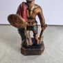 Vintage  Plastic Viking Statue Barbarian Figurine Sculpture Image 5