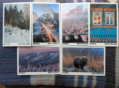 Stunning Russian Postcard Set