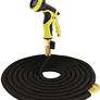 100FT, Expandable Garden Hose,Upgraded 10 Function Modes Water Spray Gun, Expanding Hose Pipe,Water Hose Pipe 3/4" & 1/2" Solid Brass Connectors,No-Kink Flexible Hose Pipe (FREE POSTAGE) Image 2