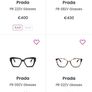Genuine PRADA unisex eye glasses Image 4