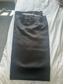 black thermal blackout curtains