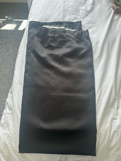 black thermal blackout curtains