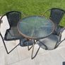 outdoor bistro set table & 2 chairs Image 2