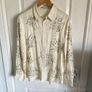 NWOT ladies ivory satin with embellishment Image 2