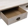 Coffee Table White and Natural 100x50x45 cm Wood Image 8