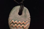 Zodiac Sun Stone Necklace -  Aquarius