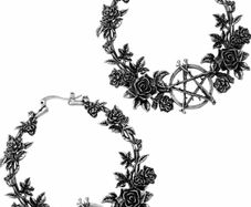 Killstar hoop earrings