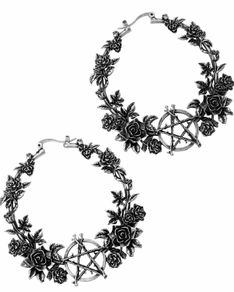 Killstar hoop earrings