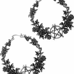 Killstar hoop earrings