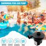 Electric Air Pump with 3 Nozzles/Inflate Or Deflate Swimming Ring, Airbeds, Paddling Pools & Other Toys / AC110-240V/ DC12V/50W (Black-Air-Pump) Image 2