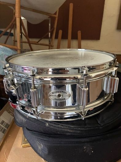 Rogers Super Ten 5x14 snare and case