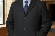 Stylish Carl Gross Men's Wool Overcoat