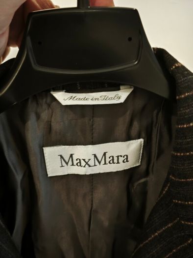 Max Mara Virgin Wool Pinstripe Trouser Suit