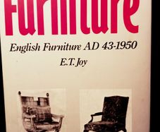 1962. Furniture. English Furniture AD 43- 1950. E.T Joy.