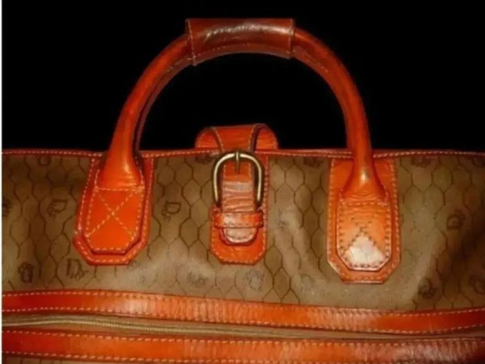 Vintage Authentic Christian Dior Honeycomb Garment Bag