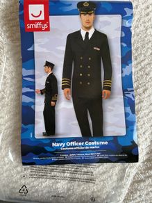 Navy officer party costume