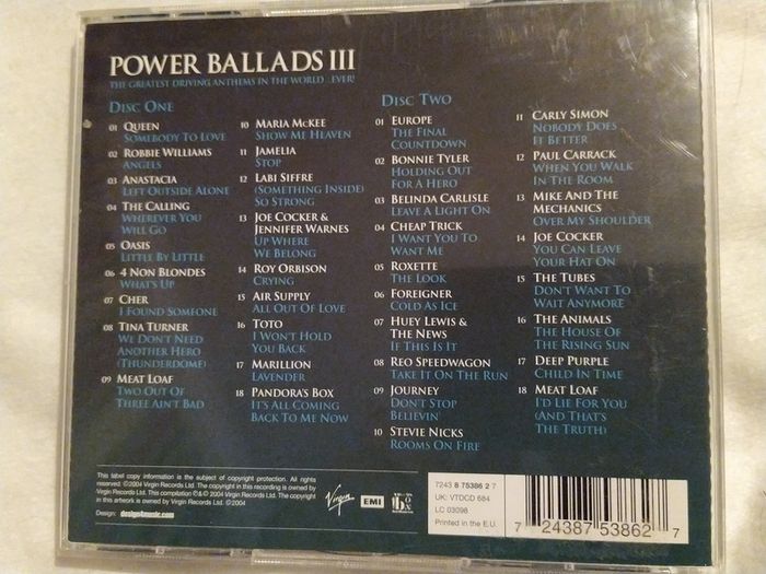 NOS Power Ballads 2Cd