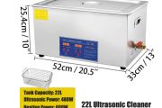 22L Ultrasonic Cleaner Heater Digital Timer Mini Portable Ultrasound Washing Machine Jewelry Lab