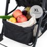Shopper Neo II, Caviar/Silver - Lightweight Pushchair with Snack Tray, Cup Holder & Raincover, Compact & One Hand Folding, Fully Reclining from Birth up to 22 kg Image 7