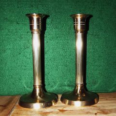 Brass Candlesticks 21cms