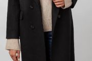 Bristol Black Coat by Rails