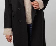 Bristol Black Coat by Rails