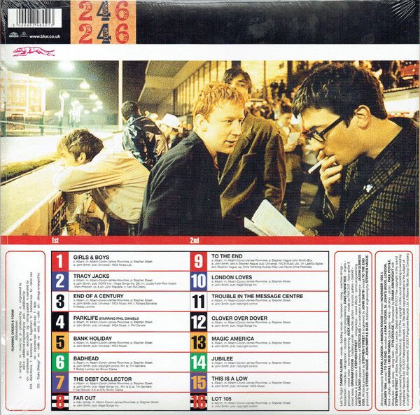 Blur  Parklife 2x Vinyl, LP, Album, Reissue, Remastered, Repress, Gatefold