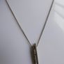 Vintage Sterling Silver Long Pendant Necklace (L20" - 4,18g) Image 2