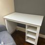 Small white desk & mirror Image 2