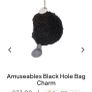 New JELLYCAT Amuseables Black Hole Bag Charm Image 2