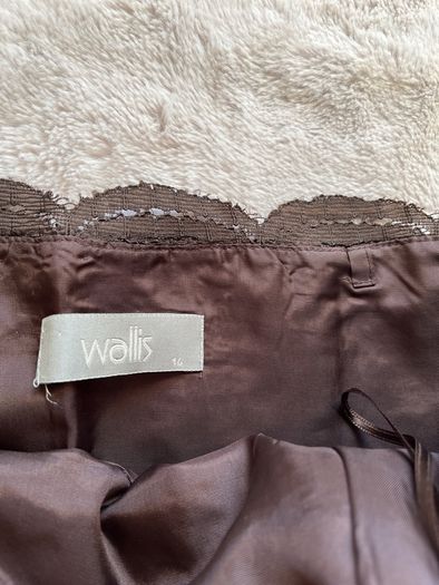 Wallis brown lace bodice Top