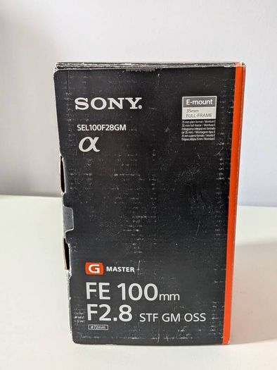 Sony 100mm F2.8 Gm Stf Oss