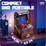 Mini Arcade Machine, 240 Built-In 8-Bit Games, 2.5 Full Colour Screen, 8-Way Joystick, Handheld Retro Games Console Image 4