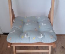 Wooden Folding Chair with Soft Cushion