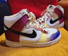 NIKE  Dunk High Multicolor Gradient sneakers (Size UK. 5)