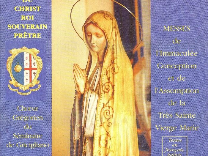 Institut Du Christ Roi Soverain Pretre. CD. Free Potage!