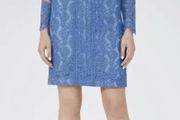 REISS blue lace dress