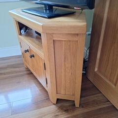 oak tv unit