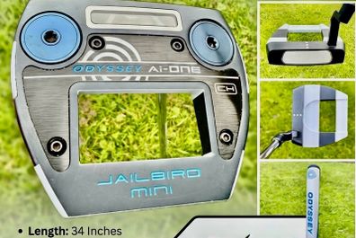 Odyssey putter jailbird mini Ai one 34 inch Right hand