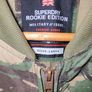 SUPERDRY Rookie Duty Splatter Bomber Jacket Size Large NWT Image 3
