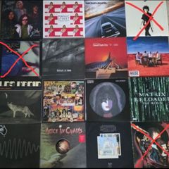 Vinyl Job lot - Alice in Chains, Smashing Pumpkins, MSP, Muse, Kiss, Matrix...