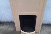 Retro cast iron fireplace