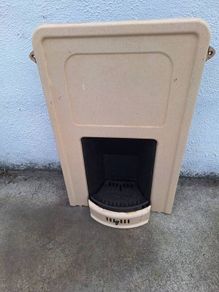 Retro cast iron fireplace