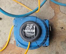 Compressor hose reel