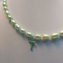 Beautiful Hand Strung Cultured Pearl Necklace with Enamel Cross Charm - Perfect as a Communion or Confirmation Gift FREEPOST Image 2