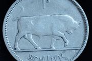 Ireland - 1930 - Shilling - Silver - Bull - KM.6 - [2731]