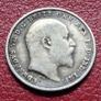1903 United Kingdom  3 Pence - Edward VII  sterling silver coin Image 4