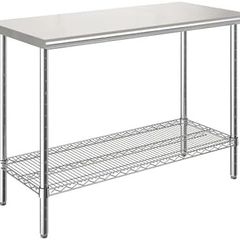 Commercial Stainless Steel Top Worktable