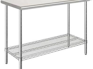 Commercial Stainless Steel Top Worktable