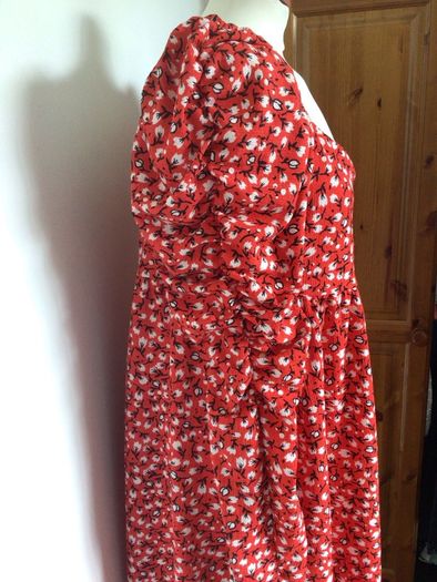 Next Ladies long sleeve Red & Black dress size 14 price includes postage